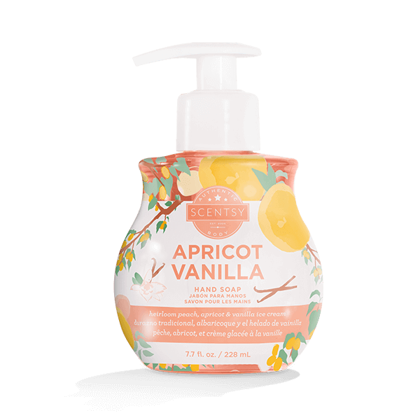 APRICOT VANILLA SCENTSY HAND SOAP