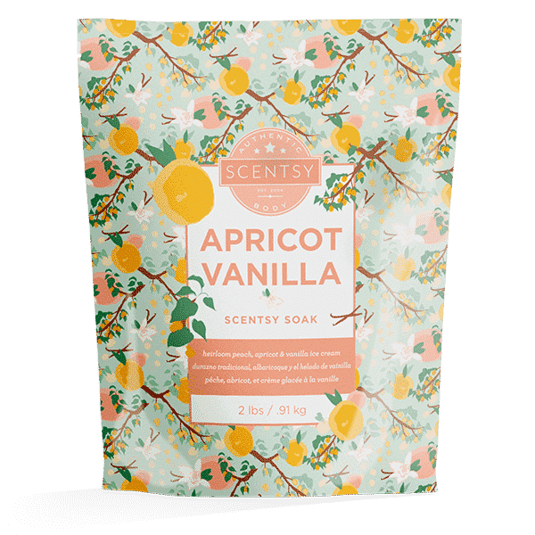 APRICOT VANILLA SCENTSY SOAK