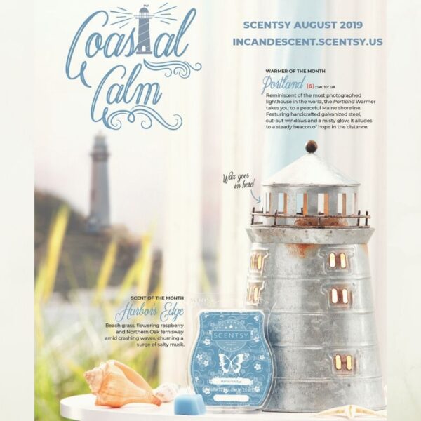 PORTLAND SCENTSY WARMER AUGUST 2019 SPECIAL