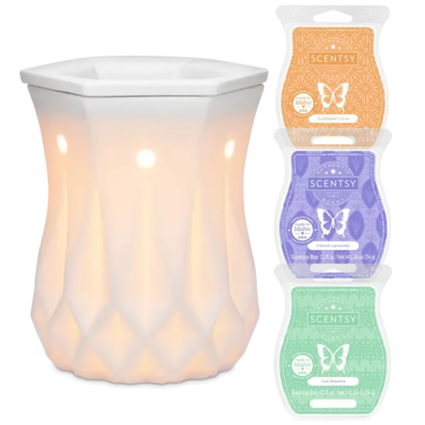 Alabaster Scentsy Warmer Bundle