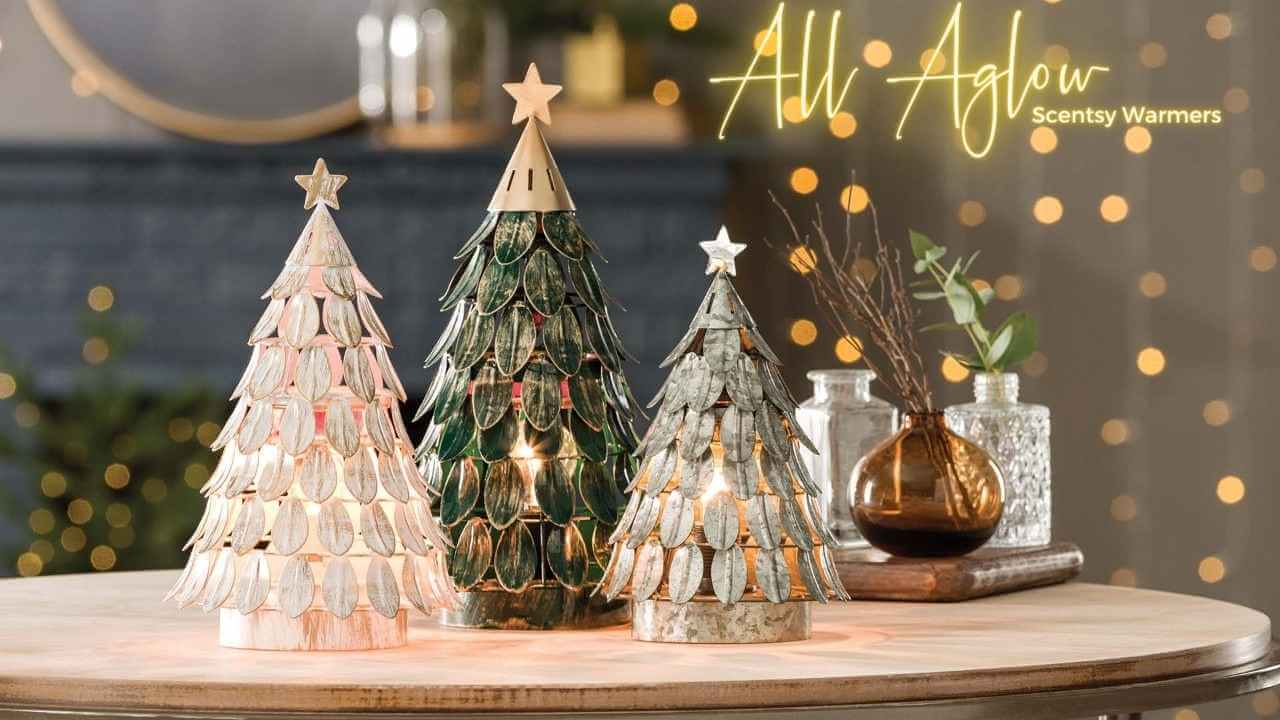 All aglow Scentsy Warmers 1