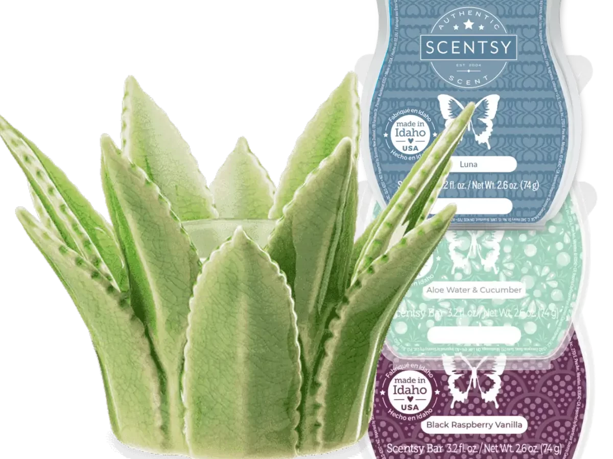 Aloe Vera Scentsy Warmer Bundle
