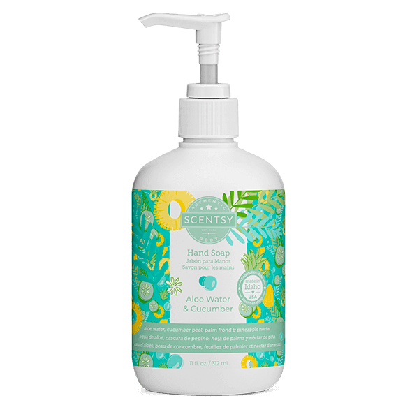 Aloe Water Cucumber Scentsy Large Hand Soap