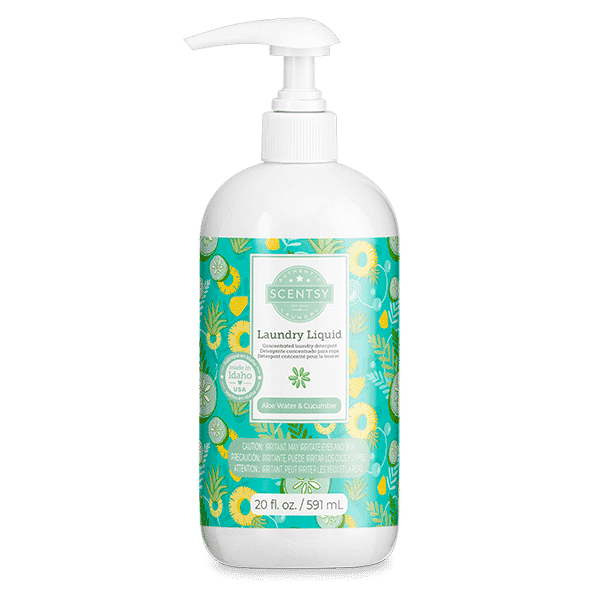 Aloe Water Cucumber Scentsy Laundry Liquid 01