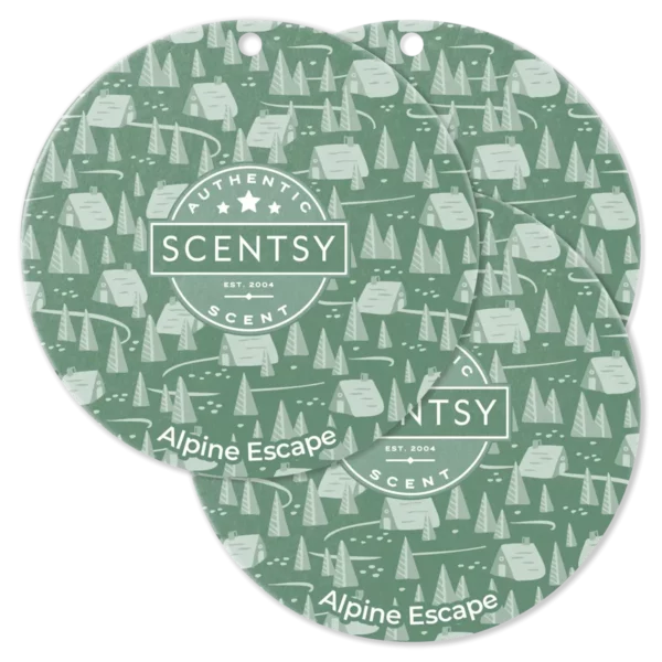 Alpine Escape Scentsy Scent Circle 3 Pack Bundle