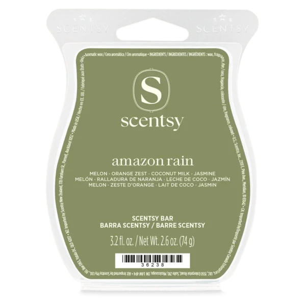 Amazon Rain Scentsy Bar R2 Amazon Rain Scentsy Wax Bar