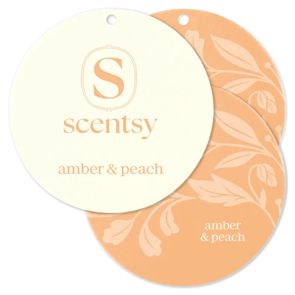 Amber & Peach Scentsy Scent Circle 3 Pack - January 2026