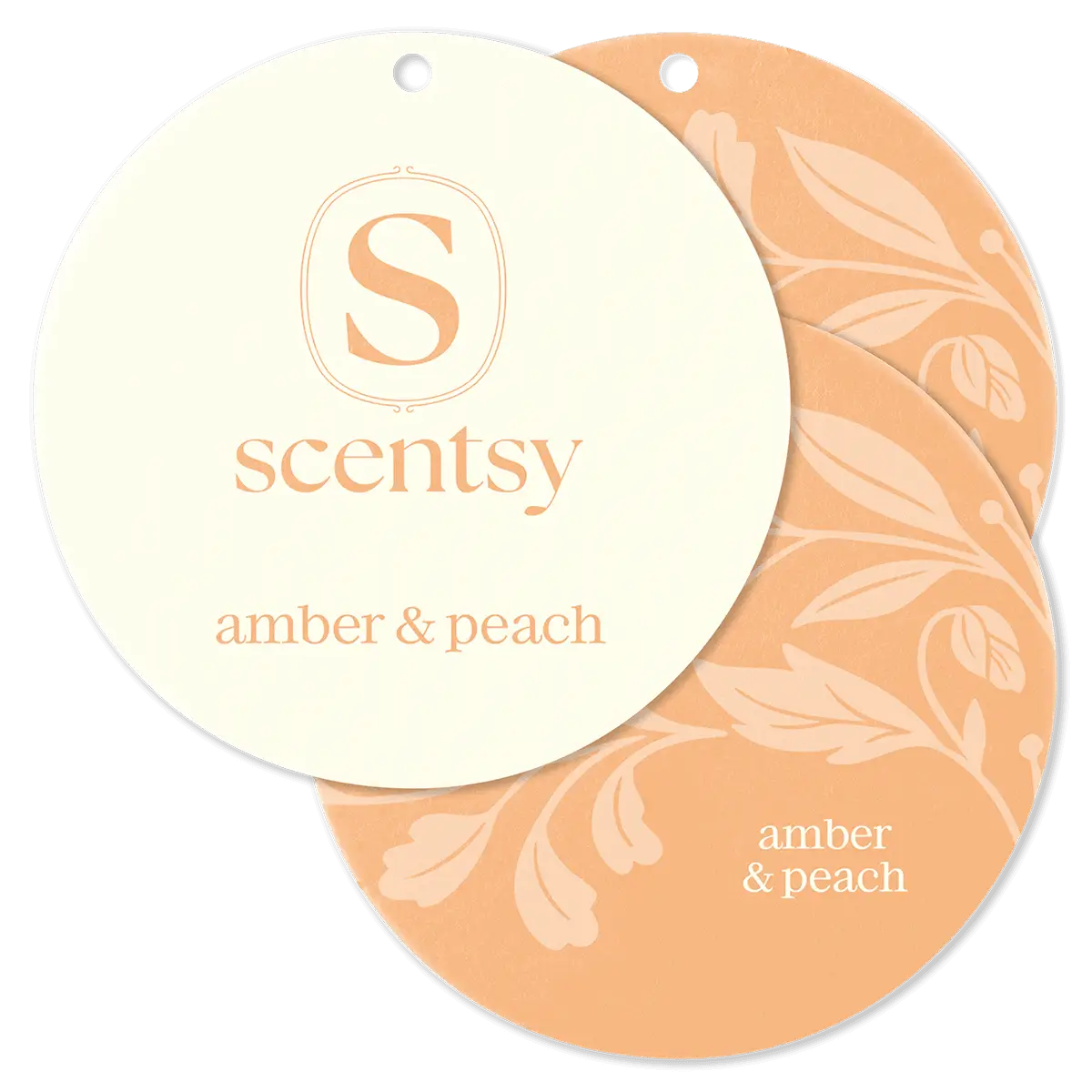 Amber & Peach Scentsy Scent Circle 3 Pack - January 2026