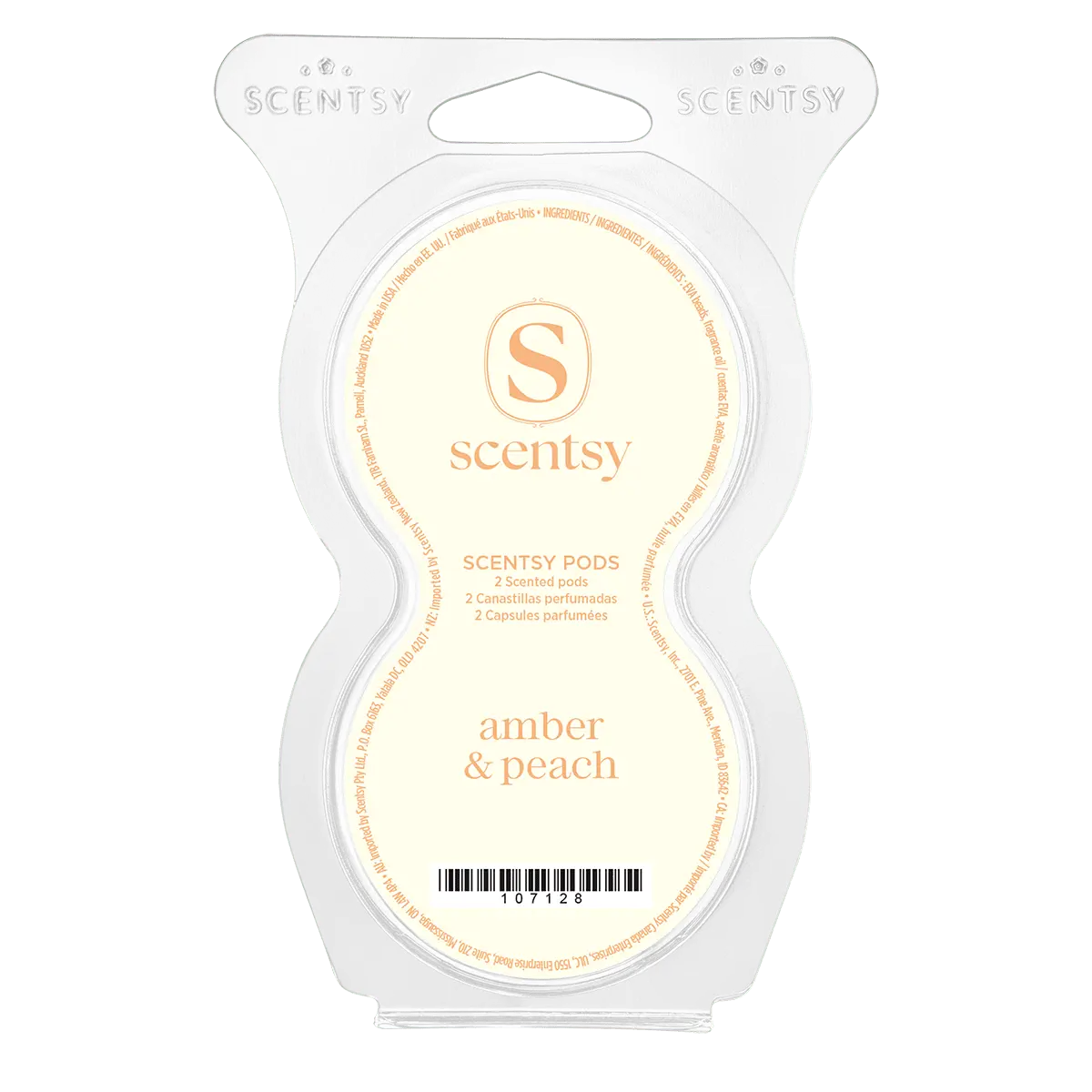Amber & Peach Scentsy Pods - January 2026