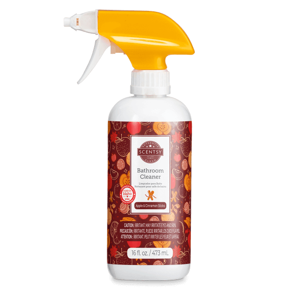 Apple CInnamon Sticks Scentsy Bathroom Cleaner Harvest