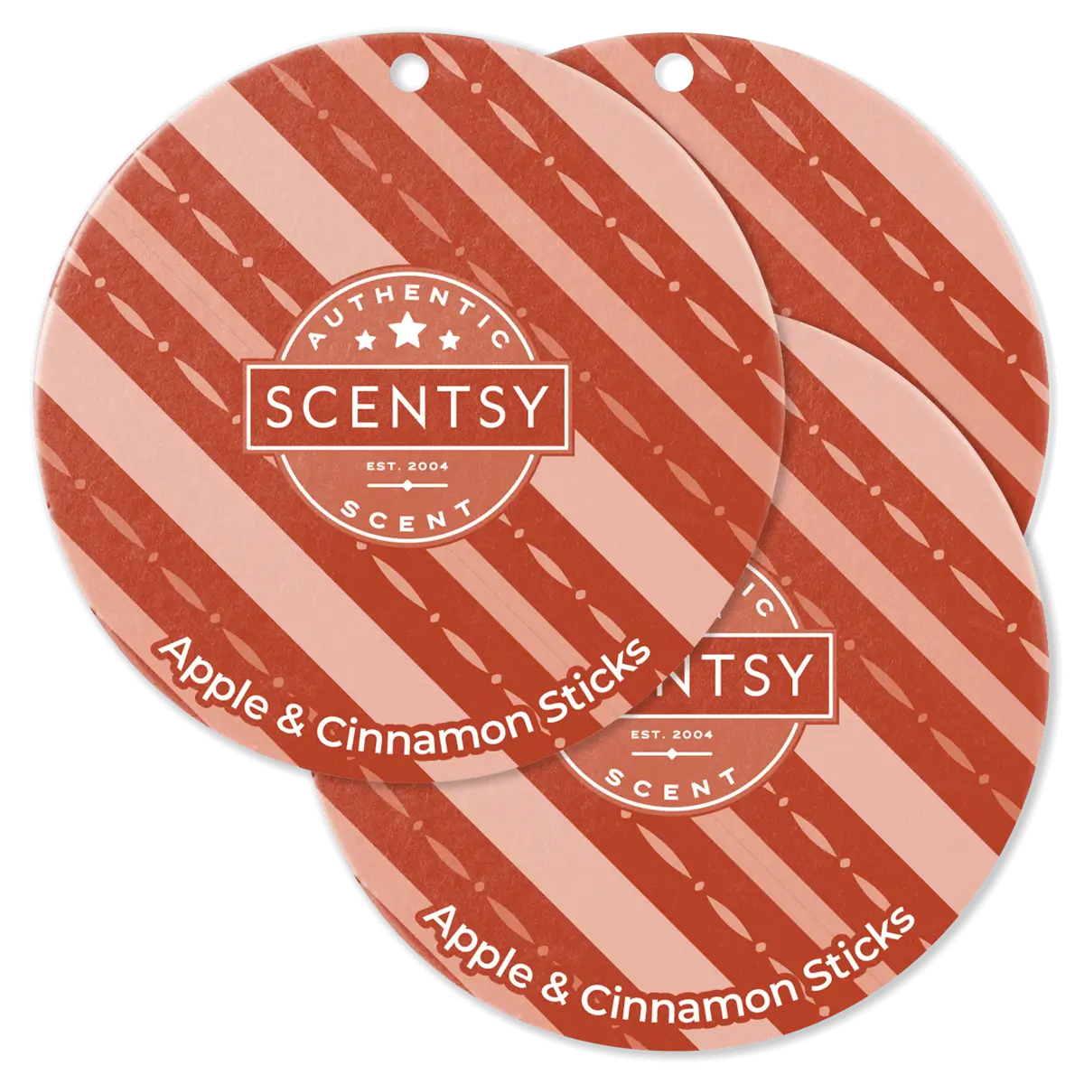 Apple & Cinnamon Sticks Scentsy Scent Circle 3 Pack Bundle