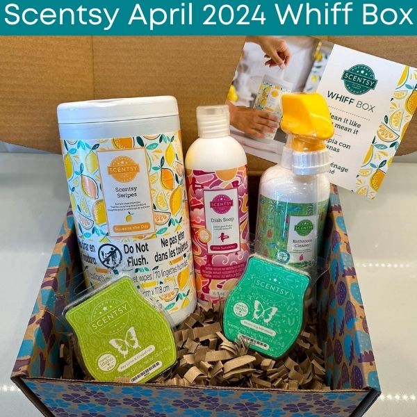 April 2024 Scentsy Whiff Box Incandescent.Scentsy.us