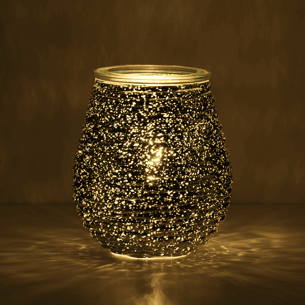 Aqua Glow Scentsy Warmer Dark