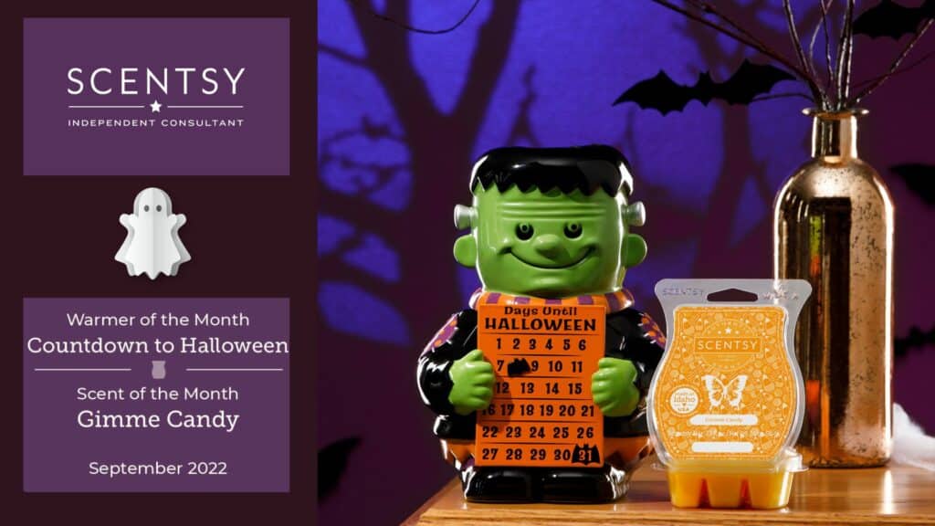 Scentsy September 2022 Warmer & Scent Of The Month Countdown To Halloween Incandescent