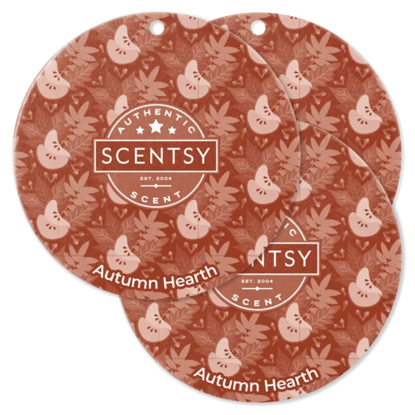 Autumn Hearth Scentsy Scent Circle 3 Pack Bundle