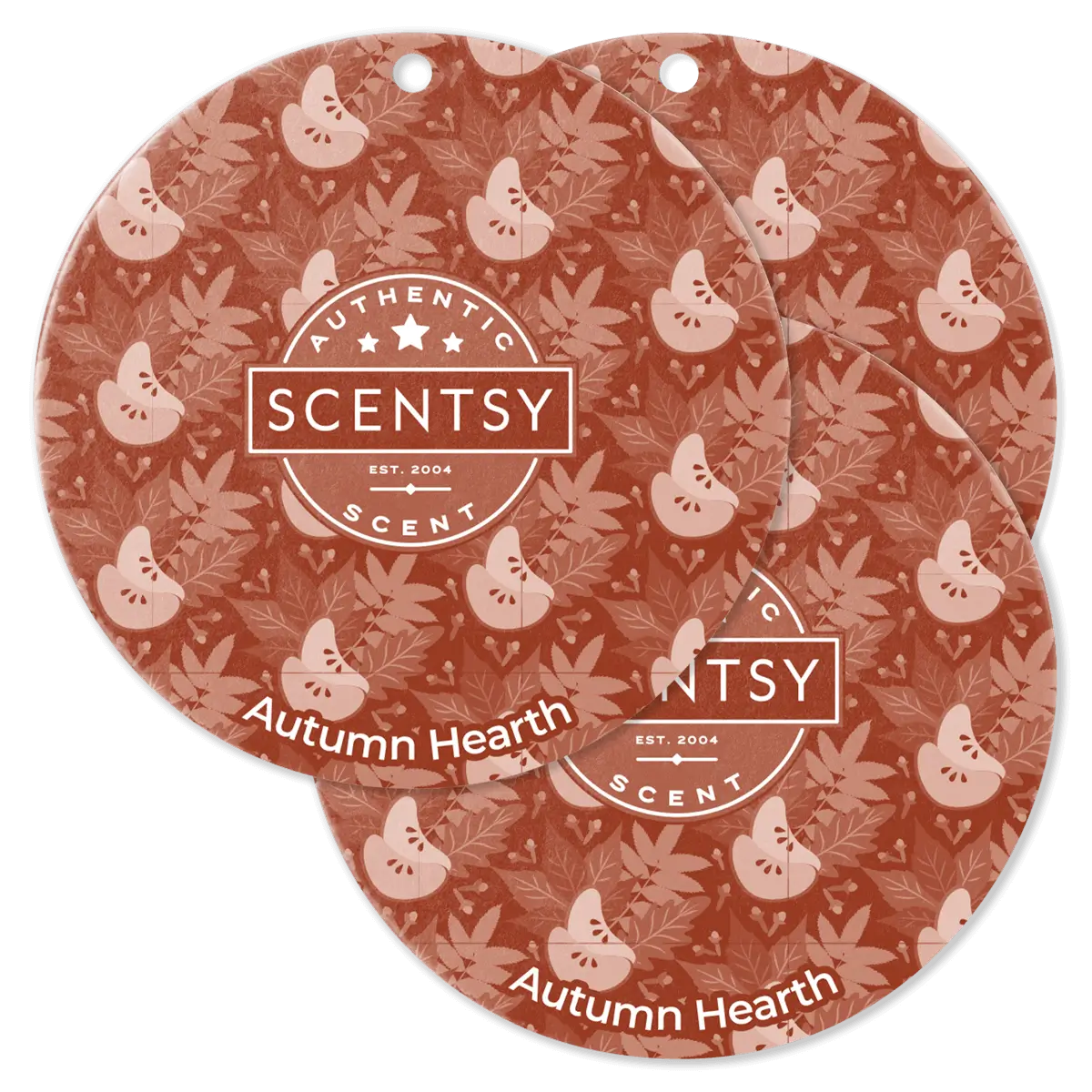 Autumn Hearth Scentsy Scent Circle 3 Pack Bundle