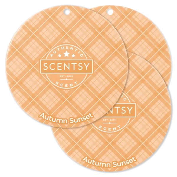 Autumn Sunset Scentsy Scent Circle 3 Pack Bundle