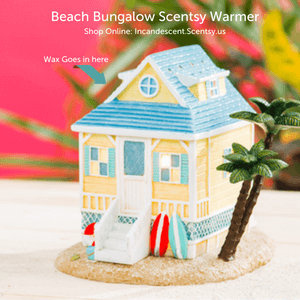 BEACH BUNGALOW HOUSE SCENTSY WARMER