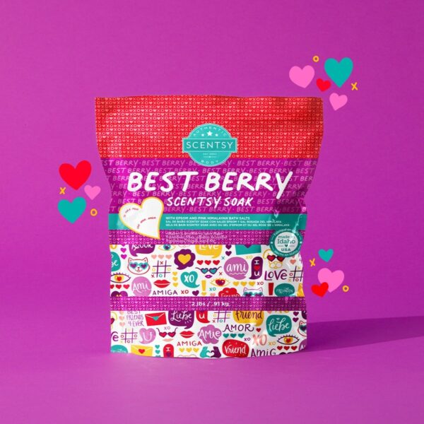 BEST BERRY SCENTSY SOAK VALENTINES