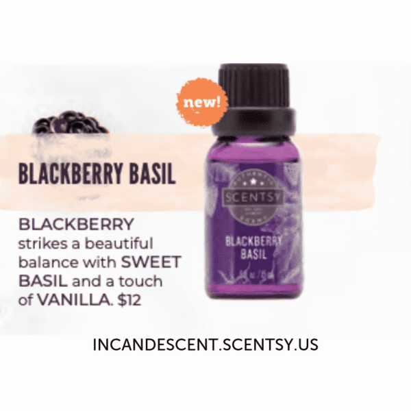 BLACKBERRY BASIL SCENTSY NATURAL OIL BLEND