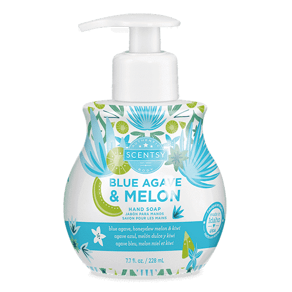 BLUE AGAVE MELON SCENTSY HAND SOAP