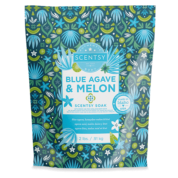 BLUE AGAVE MELON SCENTSY SOAK