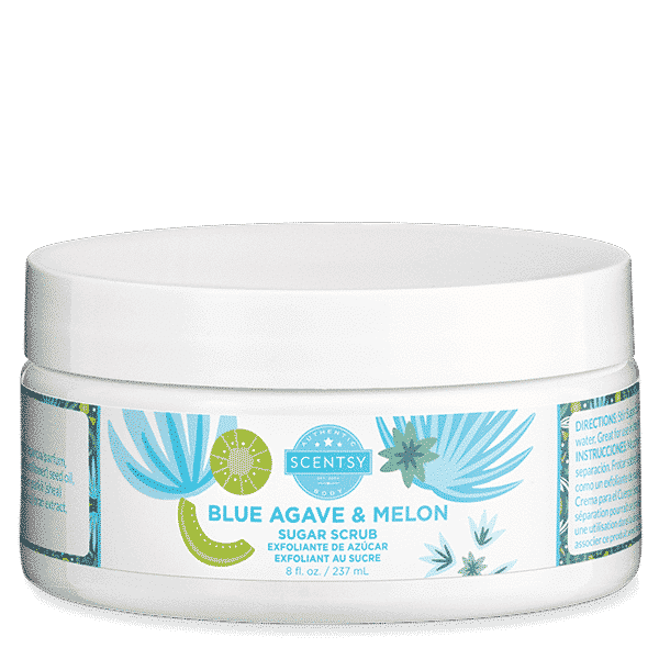 BLUE AGAVE MELON SCENTSY SUGAR SCRUB