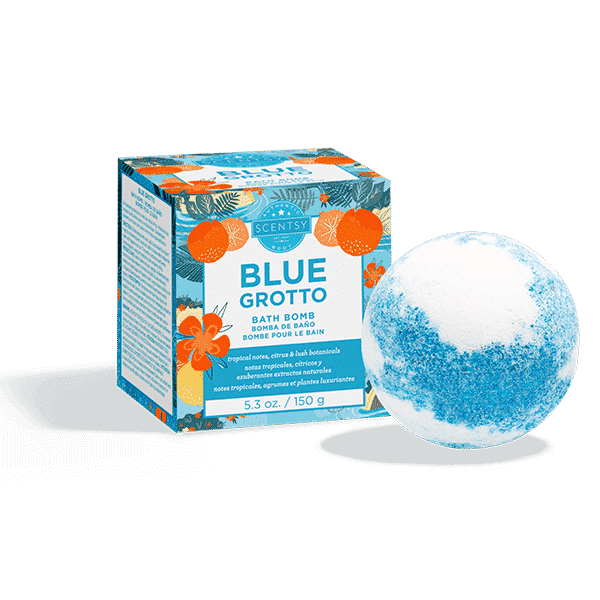 BLUE GROTTO SCENTSY BATH BOMB