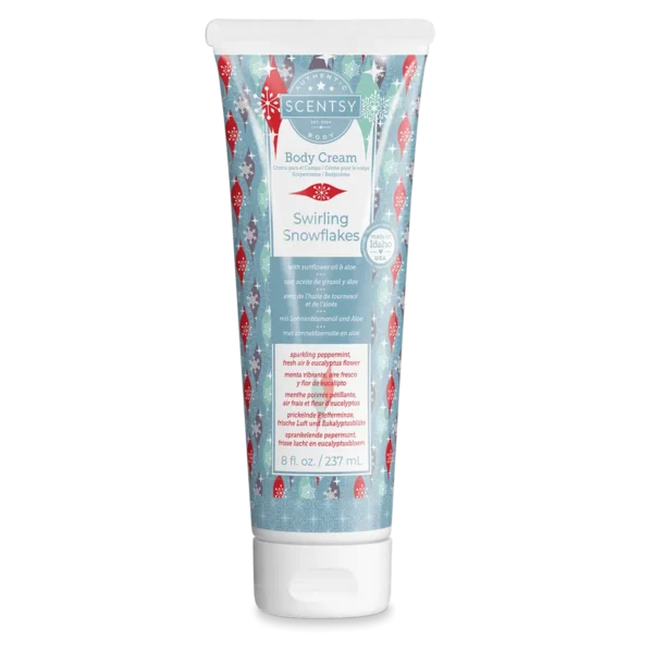 Swirling Snowflakes Scentsy Body Cream