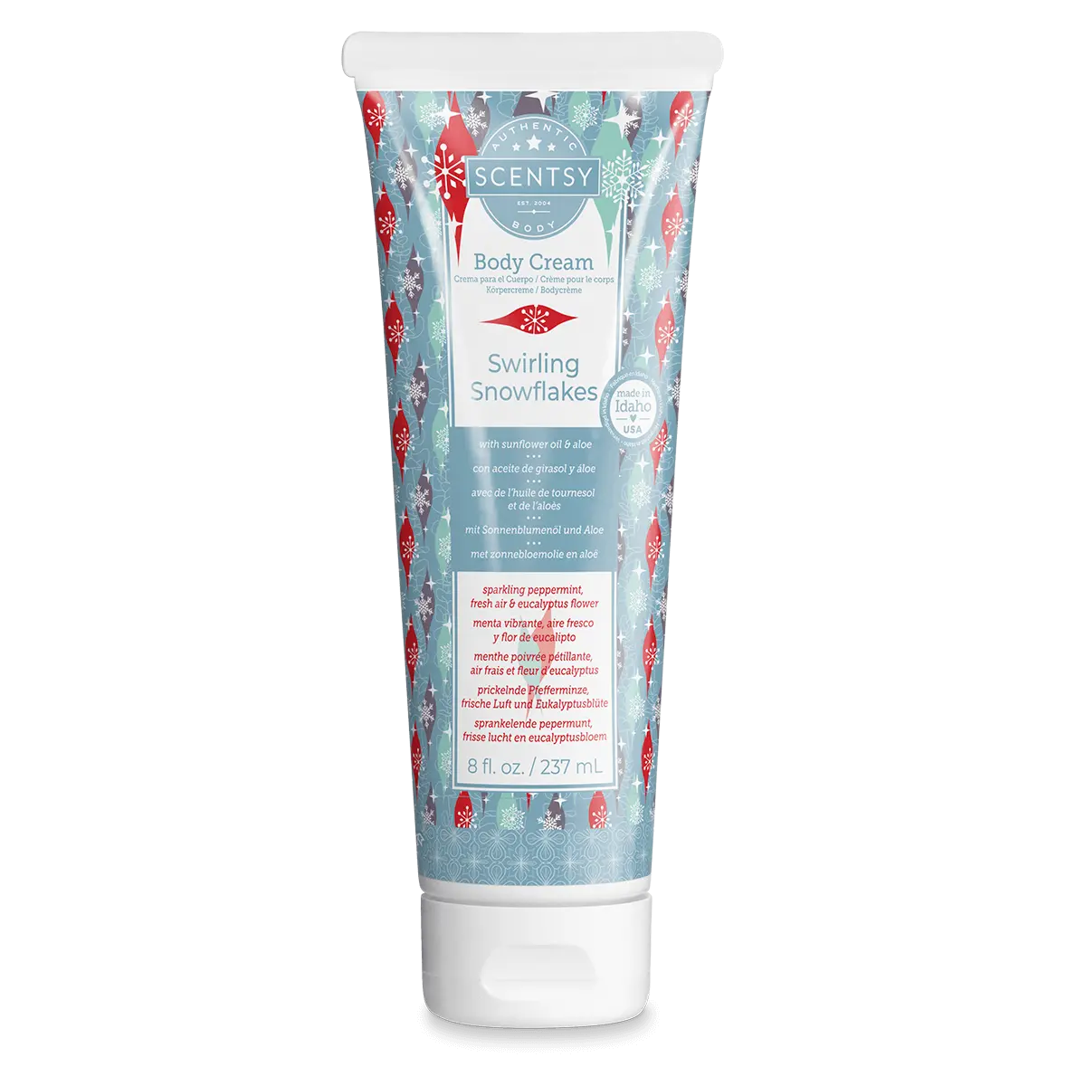 Swirling Snowflakes Scentsy Body Cream
