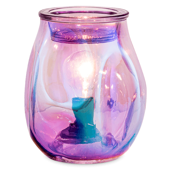 BUBBLED ULTRAVIOLET SCENTSY WARMER GLOW