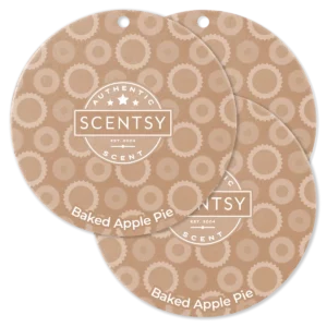 Baked Apple Pie Scentsy Scent Circle 3 Pack Bundle