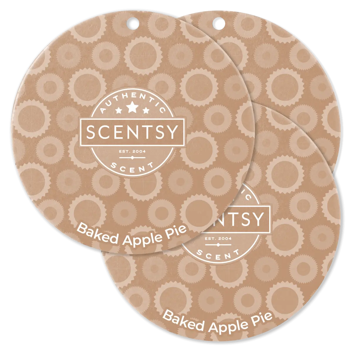 Baked Apple Pie Scentsy Scent Circle 3 Pack Bundle
