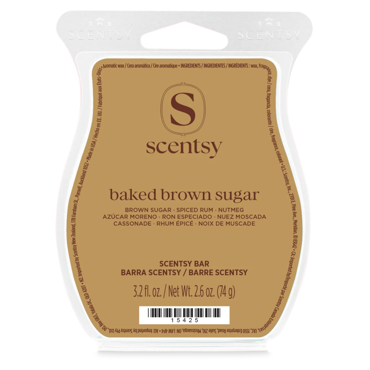 Baked Brown Sugar Scentsy Bar - September 2026 BBMB