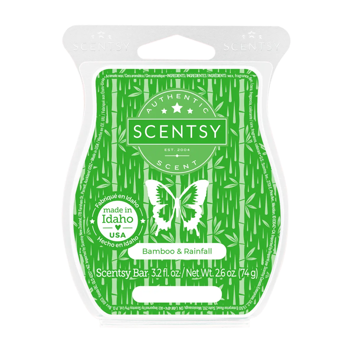 Bamboo & Rainfall Scentsy Bar