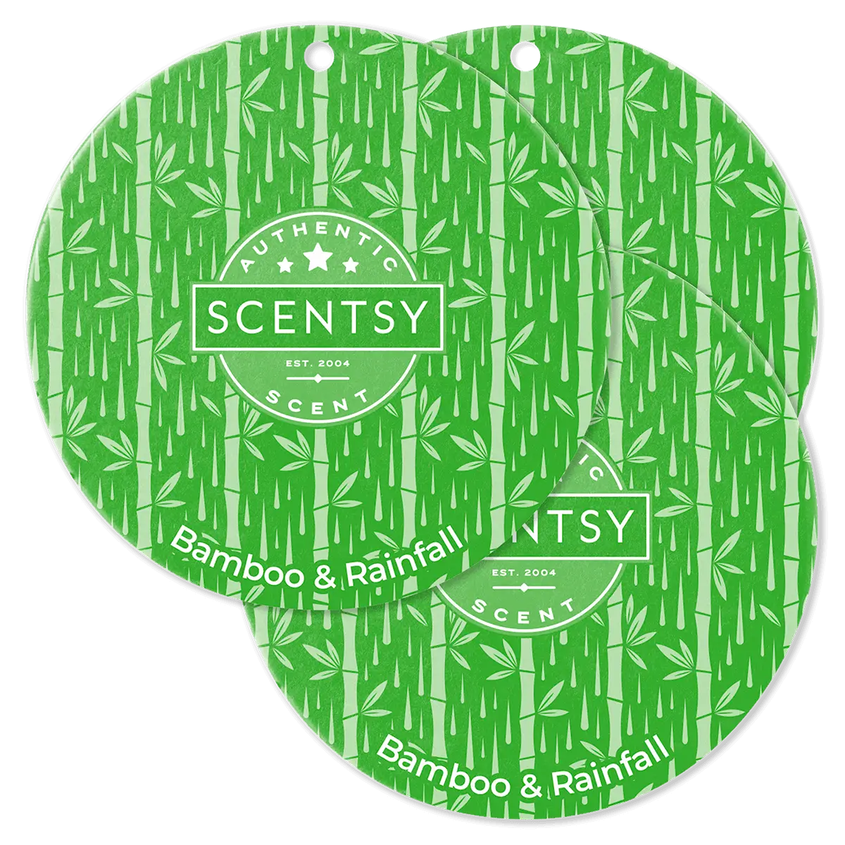 Bamboo & Rainfall Scentsy Scent Circle 3 Pack
