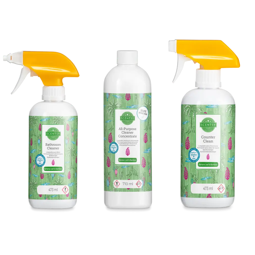 Banana Leaf & Bamboo Scentsy Clean Bundle