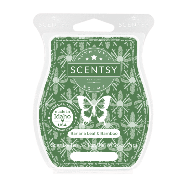 Banana Leaf Bamboo Scentsy Bar