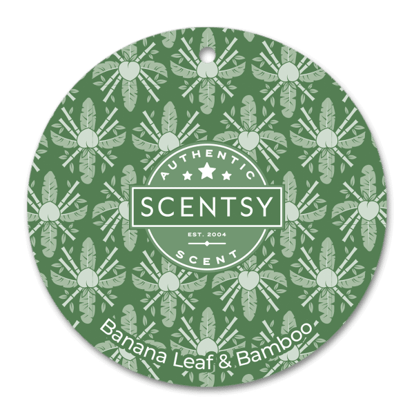 Banana Leaf Bamboo Scentsy Scent Circle