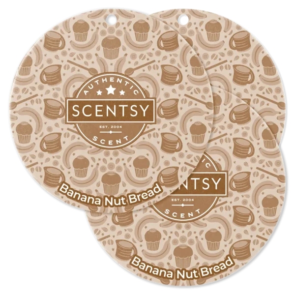 Banana Nut Bread Scentsy Scent Circle 3 Pack