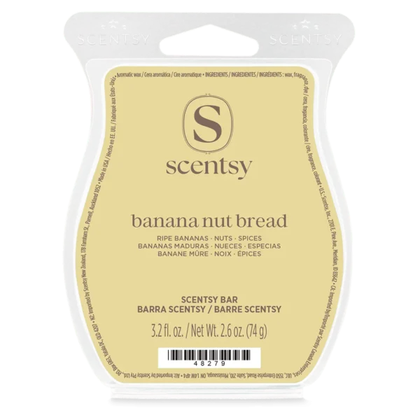 Banana Nut Bread Scentsy Wax Bar