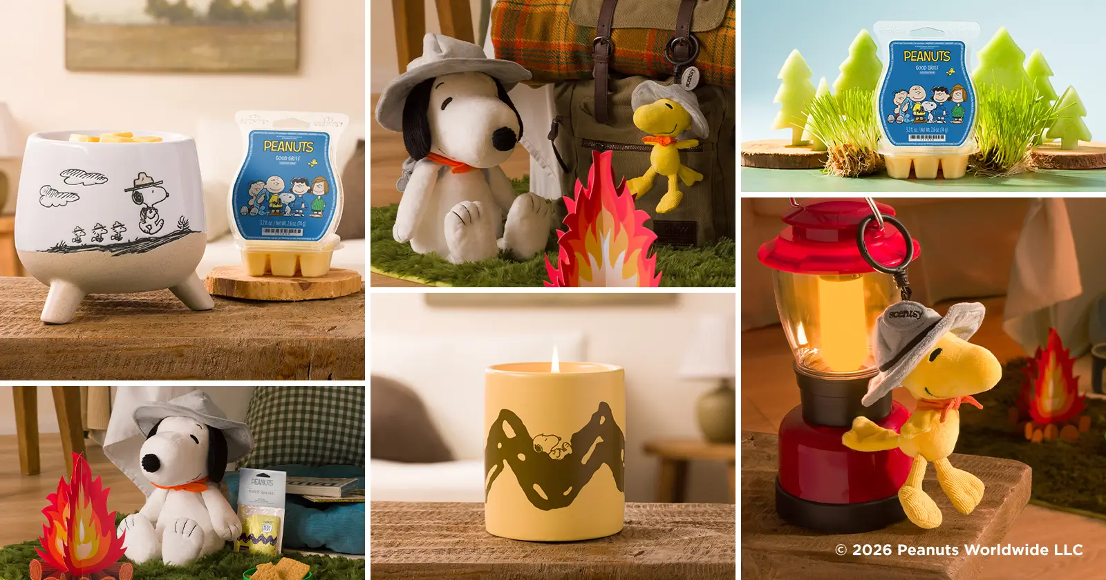 Scentsy X Peanuts™ Beagle Scouts Collection (2026) With Snoopy Now