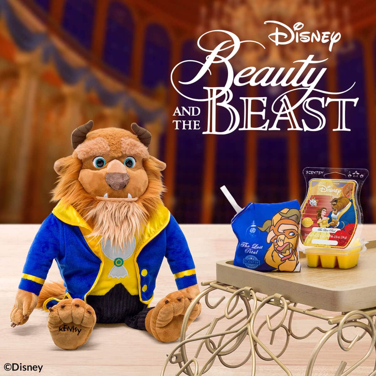 Beauty and the Beast Scentsy Buddy 1