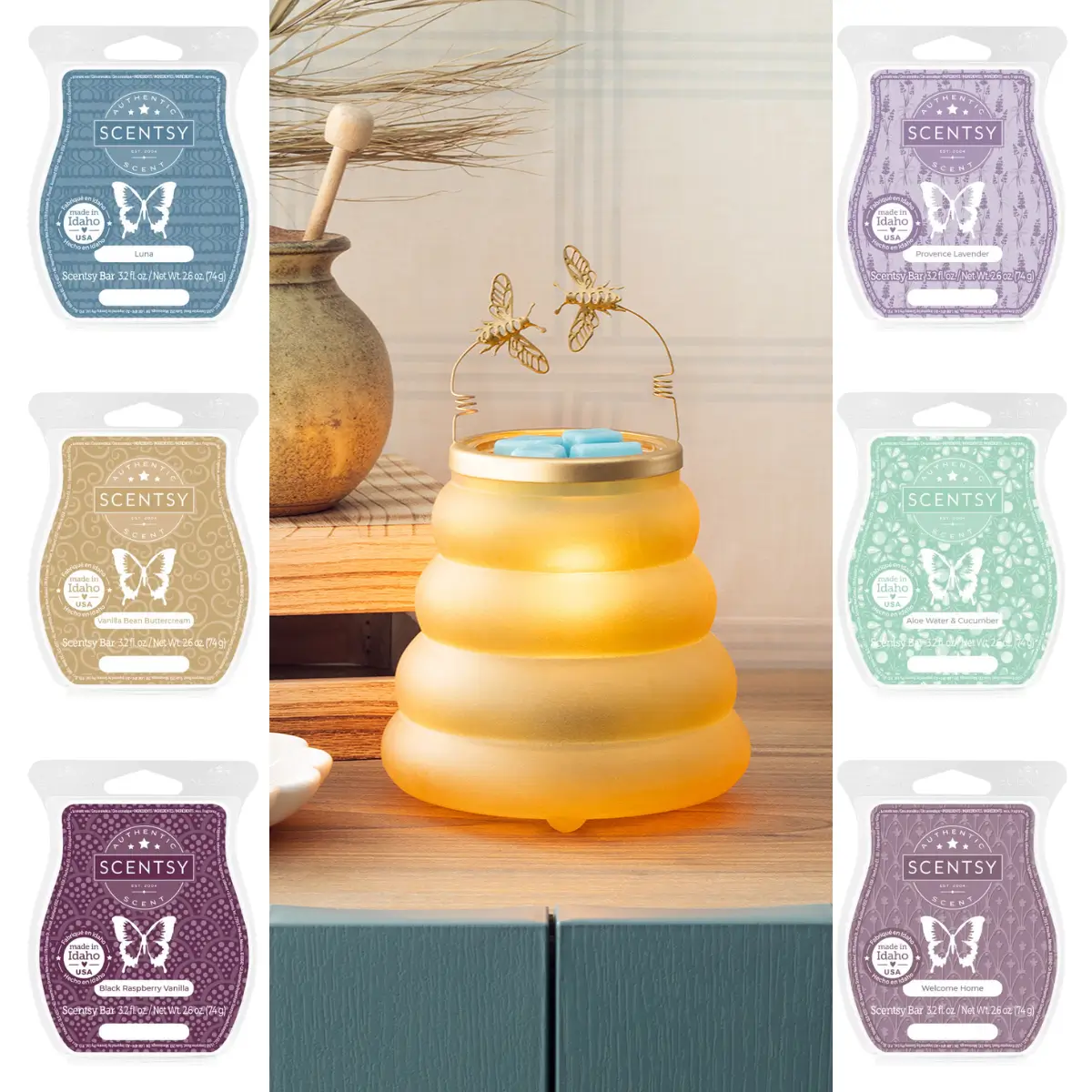 Beehive Scentsy Warmer & Wax Bundle