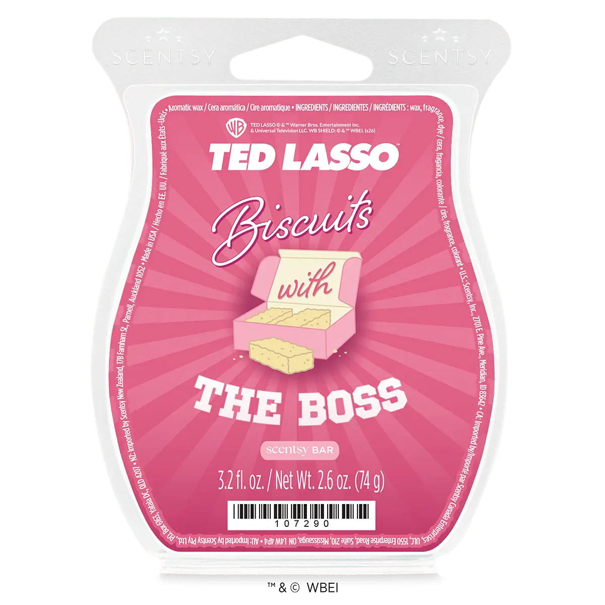 Biscuits With The Boss - Scentsy Bar 2 Ted Lasso™: Biscuits with the Boss Scentsy Wax Bar