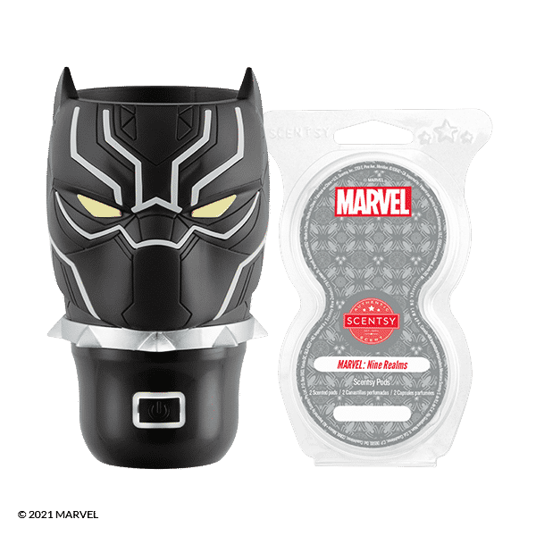 Black Panther Scentsy Wall Fan Diffuser Bundle 1