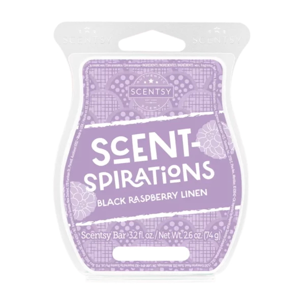 Black Raspberry Linen Scentsy Bar | Scent-Spirations 2024