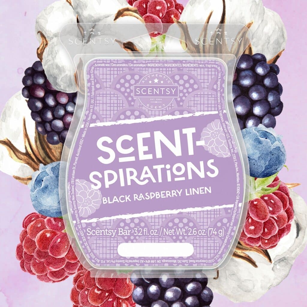 Black Raspberry Linen Scentsy Bar