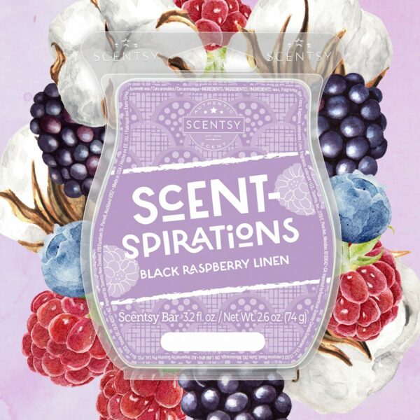 Black Raspberry Linen Scentsy Bar | Scent-Spirations 2024