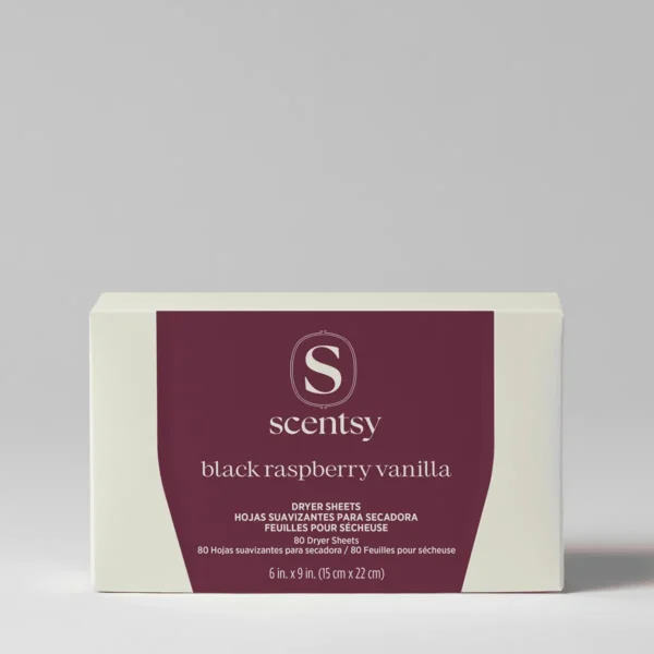 Black Raspberry Vanilla Dryer Sheets (1) Black Raspberry Vanilla Scentsy Dryer Sheets